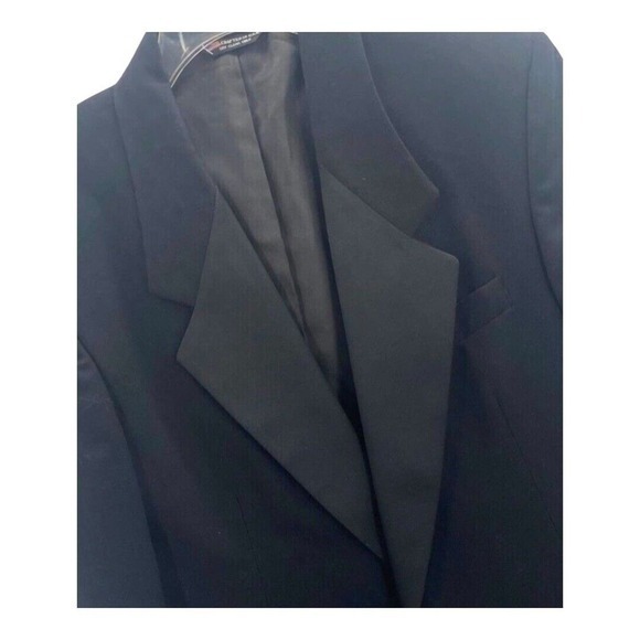 Raffinati Gold Formal Black Tuxedo Style Jacket Polyester Made In USA 39‎ S - Picture 2 of 8